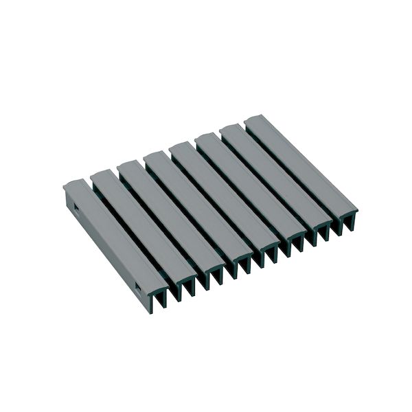 シマブン GAP-25W250-D 直送 代引不可・他メーカー同梱不可 プール用樹脂グレーチング ノンスリップタイプ 直線用 色：ダークグレー GA..