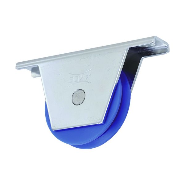 【商品説明】【特長】●従来の50mm重量戸車と比べ枠巾が34％スリムになります。●金属製車輪に比べ騒音が大幅に減少します。●耐蝕性や耐薬品性に優れています。【用途】●門扉や出入口用扉など。【仕様】●許容荷重(daN)：49●許容荷重(kgf...