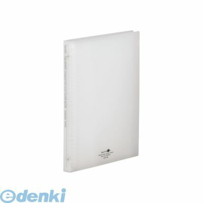 リヒトラブ LIHIT LAB. N-5010-1 AQUA DROPs クリヤーブック＜ポケット交換タイプ＞ A4・S型 30穴 1乳白 4903419310868