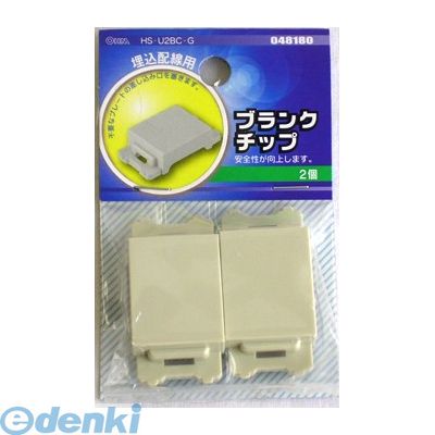 オーム電機 HS-U2BC-G ブランクチップ 2個入り HS-U2BC-G HSU2BCG
