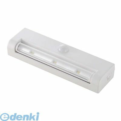 オーム電機 NIT-L033M-W LEDセンサーライト ホワイト NITL033MW