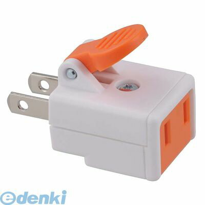 オーム電機 00-1249 らく抜きプラグアダプター 2個口 HS−A1249W 001249のサムネイル