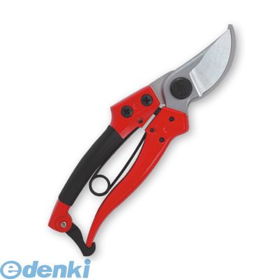【商品説明】【特長】■アルミダイキャスト製ハンドル仕様です。赤色柄です。■ハードクロームメッキ仕上げのため、鋭い切れ味で、木のヤニが付きにくい！■丈夫で滑りにくいラバーグリップ付きです。■反発力に優れたスプリングを使用しているため、開閉がとてもスムーズです。■高炭素鋼使用で、優れた耐久力です。【仕様】・全長　：　180mm・刃渡り　：　50mm・重量　：　160g