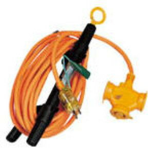 【特長】●二極コンセントにも、二極接地付コンセントにも対応するとび出しプラグ付です。●通電中でも、プラグに触れることなくアースピンの状況がひと目で確認できる確認パイロットランプ付です。【仕様】●電線仕様長さ(m):10●電線仕様太さ([[平方ミリ]]):2●電線仕様芯数(C):3●コンセント仕様定格:2P・15A接地付●コンセント仕様形状:[[三相]]●コンセント仕様個数:3【仕様2】●電線種別:ソフトVCT●太さ:2mm[[の2乗]]●アース付