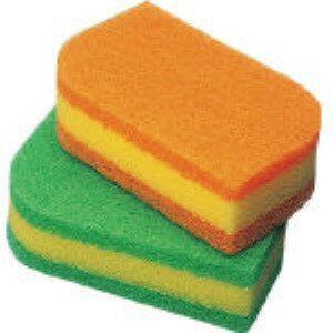 【即納在庫品】「直送」3M SS-72KG 抗菌ウレタンスポンジリーフ型グリーン SS72KG