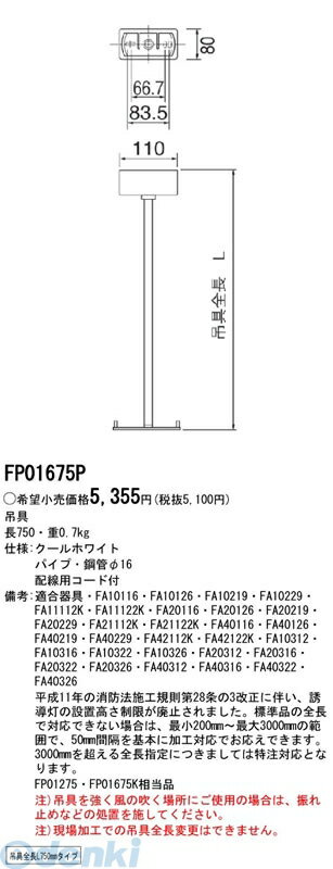 (LINEクーポン有)パナソニック電工 FP01675P 防災照明部材誘導灯コンパクトスクエ...
