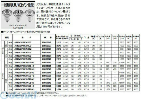 Other - (LINEクーポン有)パナソニック電工 JR12V35WKN/5EZ-H3 ダイクール電球 狭角 JR12V35WKN5EZH3