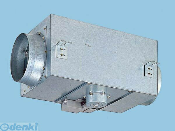 FY-25DZM4品番 FY-25DZM4品名 中間ダクトファン オール金属形・排気〈強-弱〉 風圧式シャッター 鋼板製用途 事務所・店舗特長低騒音・高静圧でしかも施工性、メンテナンス性を考慮した送風機で、ダクトの間に設置する天井隠蔽形の中間ダクトファン●火気に強いオール金属製シリーズ●本体の吊り下げ方向はメンテナンス時の点検口の位置により回路ユニット、モーター部分等を本体下側、右側、左側にすることができますなお、本体吊り下げ方向に関係なく吊りピッチは同じです●ファンモーターユニットが容易に外せ、メンテナンス性が向上●ハイテーパーブレードファン採用のシロッコファンで低騒音、高静圧を実現●リレー内蔵により複数台運転（2台まで）が可能（FY-SV11W使用の場合）●強-弱　速調付●風圧式シャッター付本　体：鋼板製羽　根：鋼板製適用パイプ：呼び径φ200mm●速調スイッチ（別売品）FY-SV11W（入-切　強-弱）