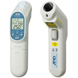 【即納在庫品】「直送」A＆D AD-5614 赤外線放射温度計 測定温度範囲−60〜500℃ AD5614