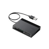 エレコム ELECOM MR-C24BK USBハブ付き48+5メディア対応カードリーダ MRC24BK