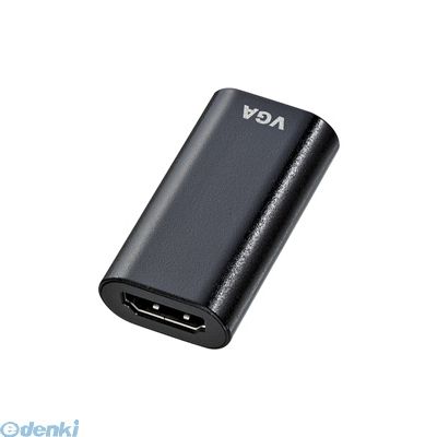 サンワサプライ AD-HD13VGA HDMI-VGA変換アダプタ HDMIAメス-VGAメス ADHD13VGA ブラック SANWA SUPPLY パソコン周辺機器
