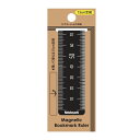 ナカバヤシ 59360 マグネット栞定規 15CM ブラック DBR-SD