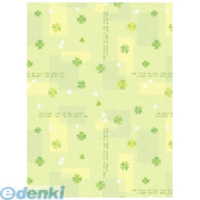 ササガワ タカ印 49-2514 包装紙 ハッピークローバー 全判 492514