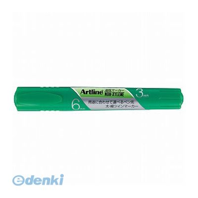 シヤチハタ K-36Tミドリ アートライン油性ツイン 緑 K36Tミドリ
