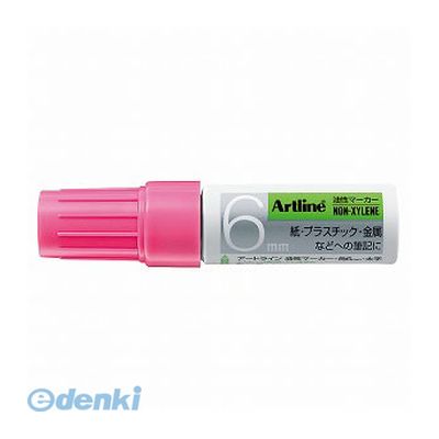 シヤチハタ K-50モモイロ アートライン角6【ノンキシ】 ピンク K50モモイロ