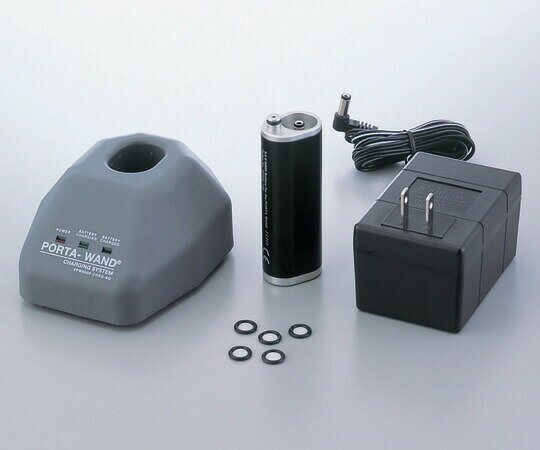 アズワンメーカーお問い合わせ：0120-700-875●仕様:●本体材質：アルミニウム　●電源：ACアダプター100V　50/60Hz●本体重量：180g（充電式バッテリー含む）●サイズ（mm）：1セット（1個入）●特長：●コードレスタイプで500gを持ち上げられる強力型です。●エアーフィルター内蔵で、排気はバッテリー後部より排出します。●モニターランプの点滅により充電時をお知らせします。●吸引スイッチはロック機構付きです。●付属品：●充電スタンド●ACアダプター●充電式バッテリー●エアーフィルター×1個