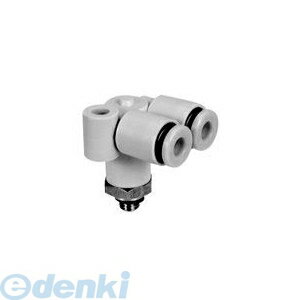 (LINEクーポン有)SMC KQ2LU04-M5A 【10個入】ワンタッチ管継手 ブランチエルボユニオン KQ2LU04M5A