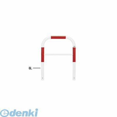 【個人宅配送不可】【個数：1個】帝金 Teikin 82-A3 R&W 直送 代引不可・他メーカー同梱不可 スチール製バリカー　横型・コノ字型・ア..