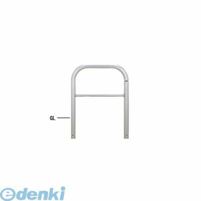 (LINEクーポン有)【個人宅配送不可】帝金 Teikin S82-A3 直送 代引不可・他メーカー同梱不可 ステンレス製バリカー 横型・コノ字型・アーチ型・U字型車止めポール スタンダードタイプ 中桟付・中桟あり φ60.5×t3.0 W700 H65