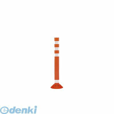 【個人宅配送不可】【個数：1個】帝金 Teikin TC-80B OR 直送 代引不可・他メーカー同梱不可 ポリウレタンバリカー Tコーン オレンジ色 ガードコーン TC80BOR