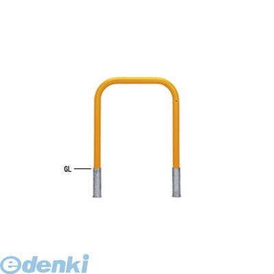 【個人宅配送不可】【個数：1個】帝金 Teikin Y82-C W 直送 代引不可・他メーカー同梱不可 スチール製バリカー 横型・コノ字型・アーチ型・U字型車止めポール スタンダードタイプ φ60.5×t2.8 W750 H800 mm 白色 Y82CW