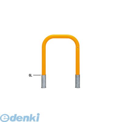 Rakuten - 【個人宅配送不可】【個数：1個】帝金 Teikin Y83-C W 直送 代引不可・他メーカー同梱不可 スチール製バリカー　横型・コノ字型・アーチ型・U字型車止めポール スタンダードタイプ φ76.3×t3.2 W750 H800 mm 白色 Y83CW