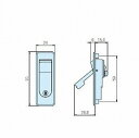 タカチ電機工業 PH-88A-2S 【2セット】直送 代引不可・他メーカー同梱不可PH型平面ハンドル PH88A2S(4)