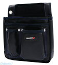 プロスター PROSTAR KW-725B KAWATEC マチ付釘袋 棟梁型 ブラック KW725B(4)