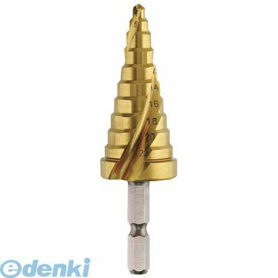 樂天商城 - (LINEクーポン有)TOP ESD630SG 電動ドリル用六角シャンクスパイラルステップドリル ゴールドタイプ【送料無料】 トップ工業 TOP工業 チタンコーティング