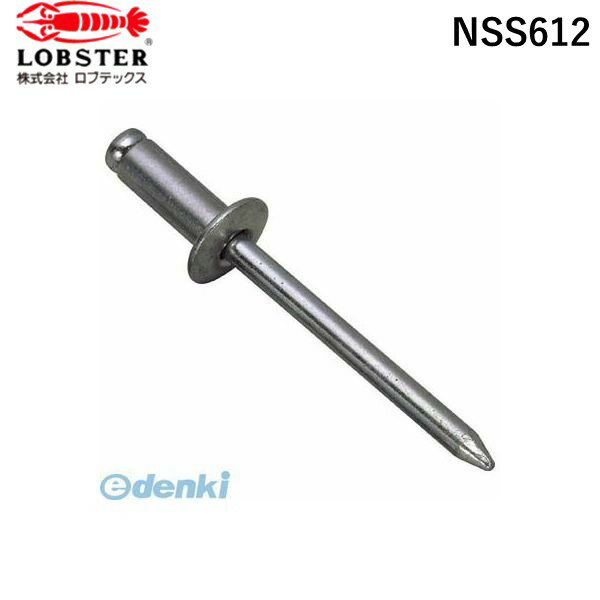 (LINEクーポン有)【即納在庫品】「直送」エビ NSS612 ブラインドリベット ステンレス／スティール製 6−..