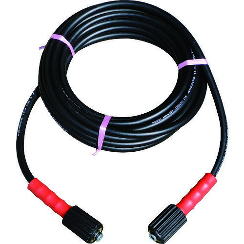 【個数：1個】スーパー工業 04T580208G31 高圧ホースCL 1／4×8m ブリッツメスメス 金具付