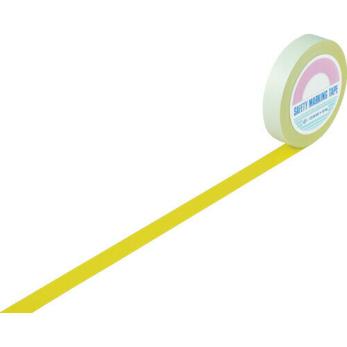 【即納在庫品】「直送」緑十字 148033 ガードテープ ラインテープ 黄 GT−252Y 25mm幅×20m 屋内用 GT-25..