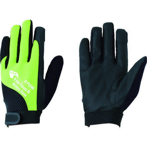 【あす楽対応】「直送」アトム 2094-GRE-L 合皮手袋 ファインタッチ メカニック グリーン L2094GREL