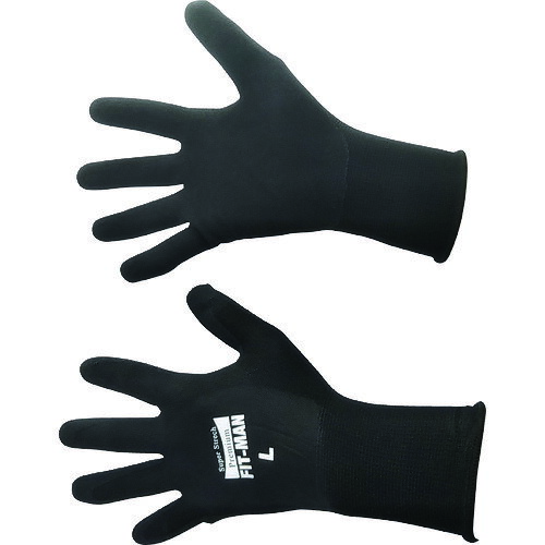 Rakuten - 【即納在庫品】「直送」富士手袋 25-13-L プレミアムフィットマン 黒 L 2513L 富士手袋工業 プレミアムフィットマン黒L 作業手袋 ゴム手袋