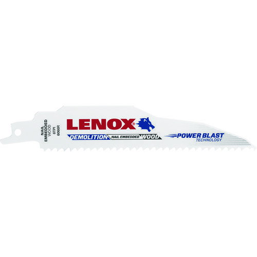 「直送」LENOX 205126066R 解体用セーバーソーブレード 6066R 150mm×6山 2枚入り レノックス LENOX社 解体用ブレード 150X6T