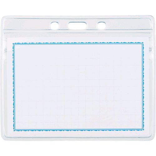 【即納在庫品】「直送」トラスコ TRUSCO TNH-32 ソフト名札ケースファスナー付　名刺サイズ　10枚入TNH328000