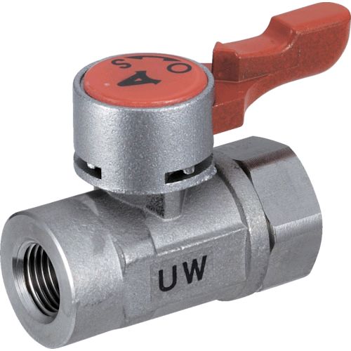 【即納在庫品】「直送」アソー ASOH UW-1022 ボールバルブ エースボール−21 内×内ネジ型 PT1／4 UW1022 エースボール21両内ネジ型 4560130566044