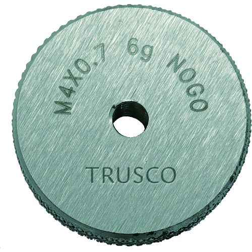Rakuten - 【即納在庫品】「直送」TRUSCO TRNGO6G-M4X0.7 ねじ用リングゲージ 止まり 6G M4×0．7 TRNGO6GM4X0.7 TRNGO6G-M4X0-7 207-7267