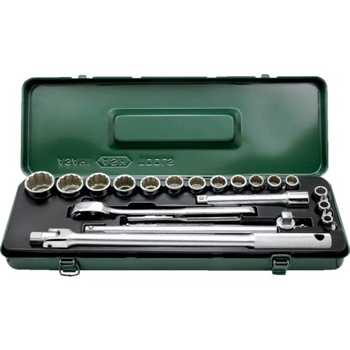 【即納在庫品】「直送」旭金属工業 ASAHI VO4150 ASH ソケットレンチセット12．7□×20PCS V 376-7329 TOOLS 4992676022263 1S