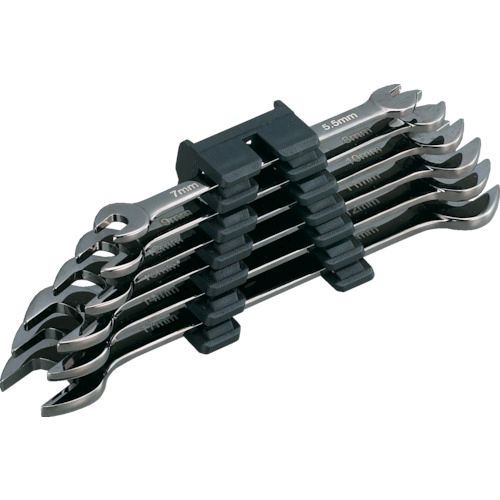 【即納在庫品】「直送」トラスコ中山 TRUSCO TTDS-6SC ミラータイプ両口スパナセット 6丁組Cセット TTDS6SC 301-4045