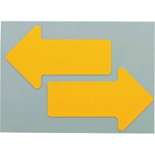 【即納在庫品】「直送」ニトムズ Y6045 耐久フロアサインズ矢印黄20枚 耐久フロアサインズ矢印黄20枚12..