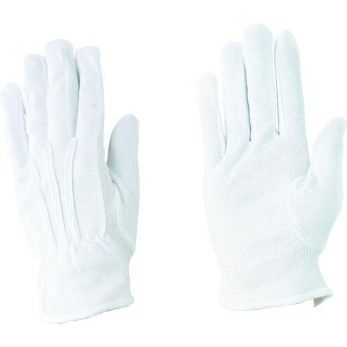 【即納在庫品】「直送」川西 2689S 純綿スベリ止付スムス手袋　5P　S