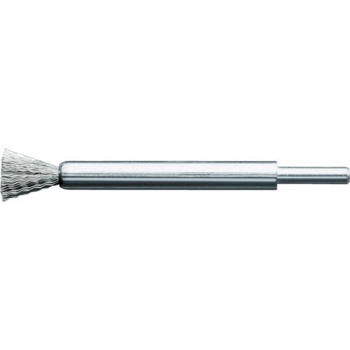 【即納在庫品】「直送」LESSMANN 458361 軸付エンド型ブラシ ステンレス線0．3 Φ10...