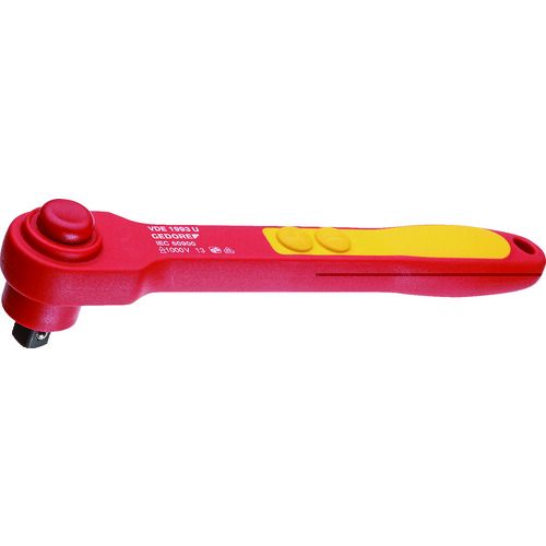 Other - 【即納在庫品】「直送」GEDORE 6123910 絶縁ラチェットハンドル 差込角12．7mm