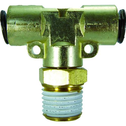 【即納在庫品】「直送」チヨダ 6-02MT チューブ継手 フジメイルブランチティ 金属 6mm・R1／4 602MT 千代田通商 CHIYODA チヨダフジメイルブランチティ FUJIメイルブランチティ