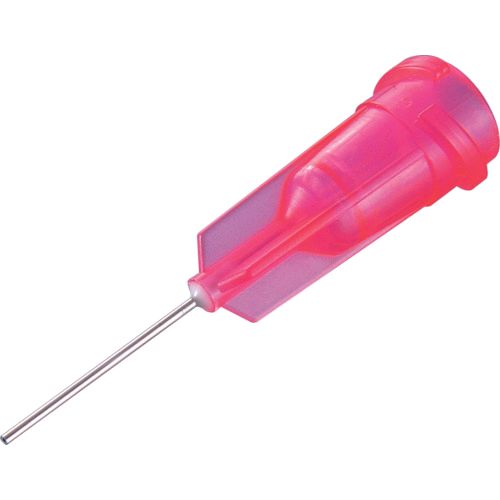 【即納在庫品】「直送」MUSASHI DPN25G1 2条ネジプラスチックニードル　レッド　50本入り