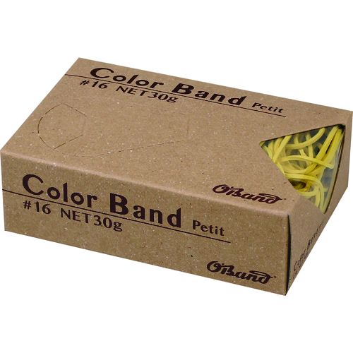 【即納在庫品】「直送」共和［GGC-030-YW］ カラーバンド プチ 30g箱 ＃16 イエローGGC030YW