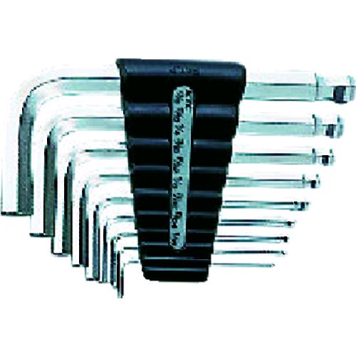 【即納在庫品】「直送」KTC 京都機械工具 工具 HLD2009B ハイグレードボールポイントL形スタンダード六角棒レンチセット 9本組 HLD-2009B インチ ケイティーシー KYOTO TOOL