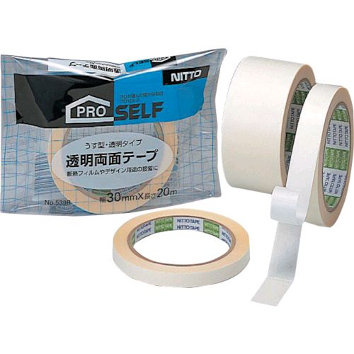 【即納在庫品】「直送」ニトムズ J0830 透明両面20×20　NO．539R