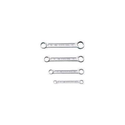 【即納在庫品】「直送」KTC 京都機械工具 工具 M1004 ストレートショートめがねレンチセット 4本組 M-1004